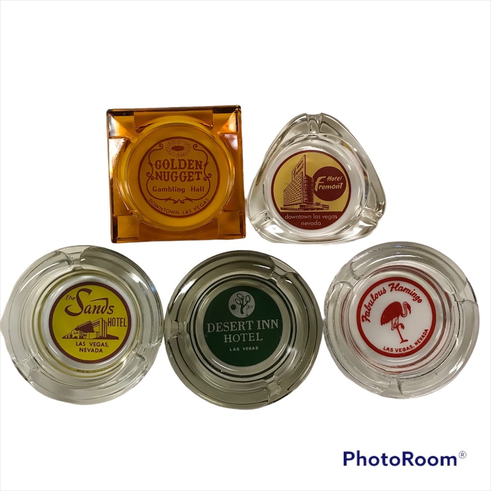 Vintage! | 5 Vintage Vegas Hotel Ashtrays